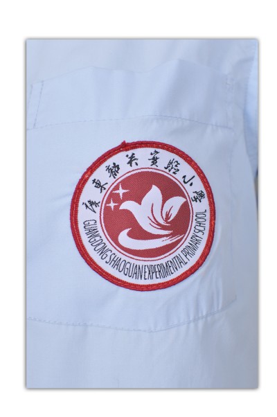 SU166 度身訂做校服恤衫 翻領恤衫設計選擇 胸袋繡花Logo恤衫 校服恤衫專門店  細節-6